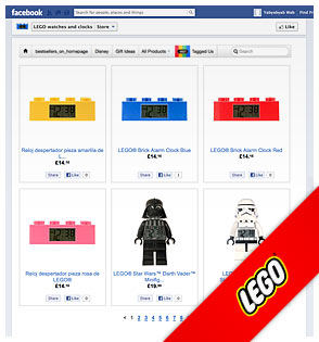 Lego Watches and Clocks on Facebook
