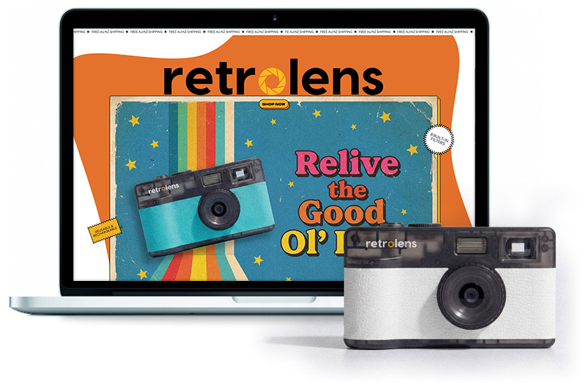 retrolens reusable camera
